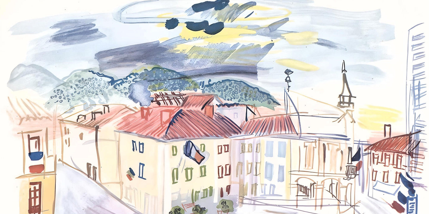 Raoul Dufy, Aspet Pavoise, Vacances Forces