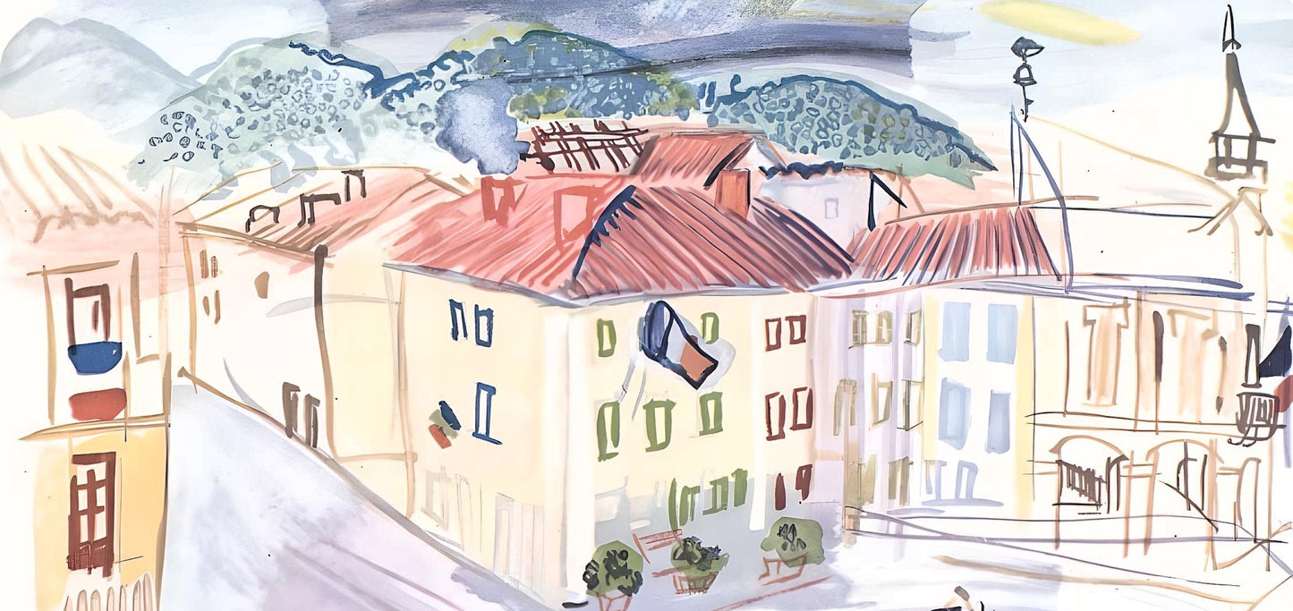 Raoul Dufy, Aspet Pavoise, Vacances Forces