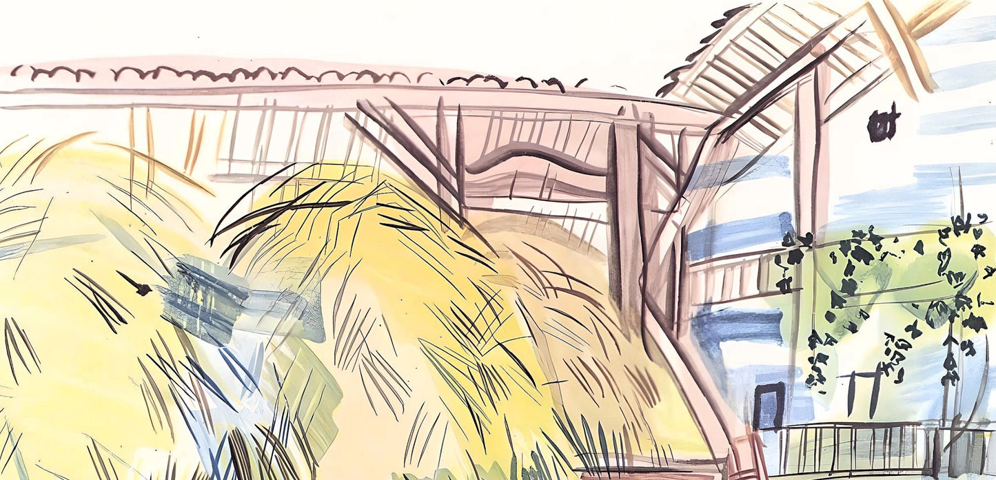 Raoul Dufy, La Belle Grange De Lestel, Vacances Forces