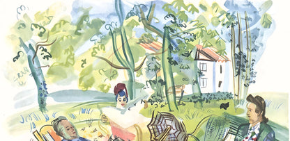 Raoul Dufy, Dans Le Jardin De Montsauns, Vacances Forces