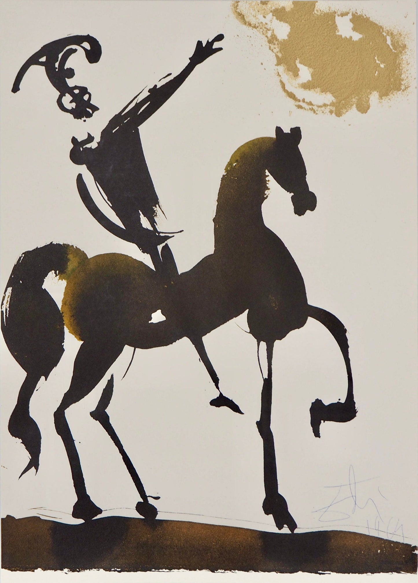 Salvador Dali, Composition (Michler/Lpsinger 1600; Field 69-3), Biblia Sacra, Lithograph