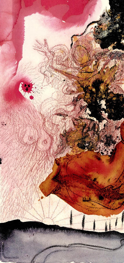 Salvador Dali, Composition (Michler/Lpsinger 1600; Field 69-3), Biblia Sacra, Lithograph