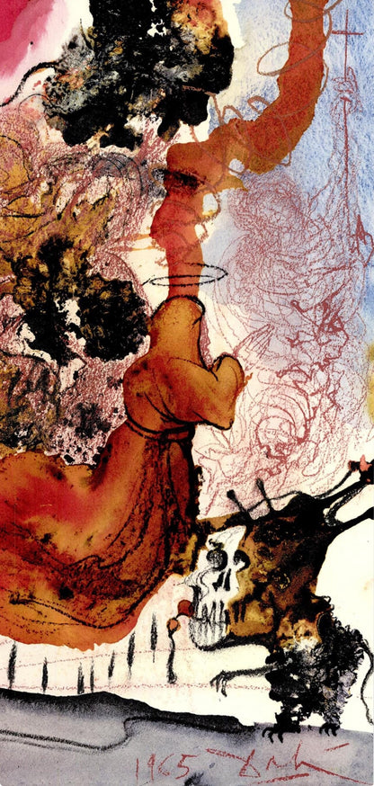 Salvador Dali, Composition (Michler/Lpsinger 1600; Field 69-3), Biblia Sacra, Lithograph
