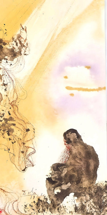 Salvador Dali, Composition (Michler/Lpsinger 1600; Field 69-3), Biblia Sacra, Lithograph