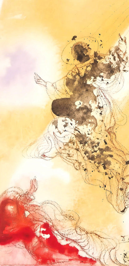 Salvador Dali, Composition (Michler/Lpsinger 1600; Field 69-3), Biblia Sacra, Lithograph