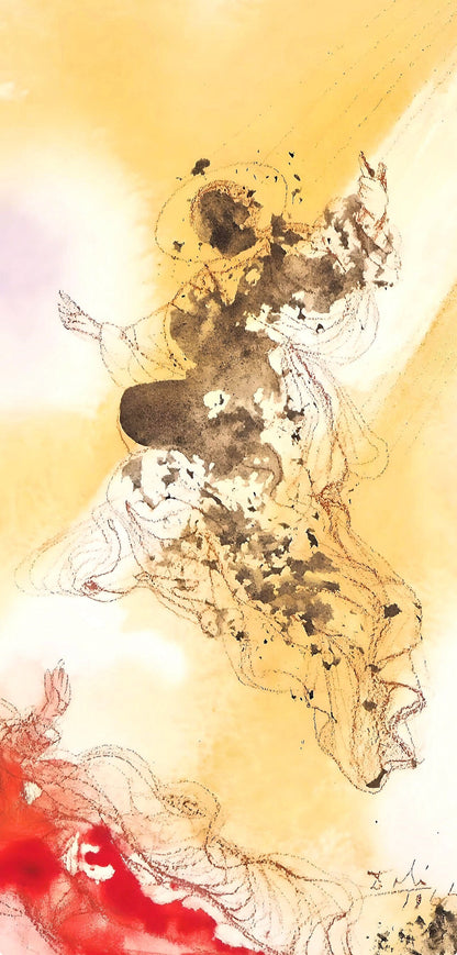 Salvador Dali, Composition (Michler/Lpsinger 1600; Field 69-3), Biblia Sacra, Lithograph