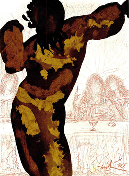 Salvador Dali, Composition (Michler/Lpsinger 1600; Field 69-3), Biblia Sacra, Lithograph