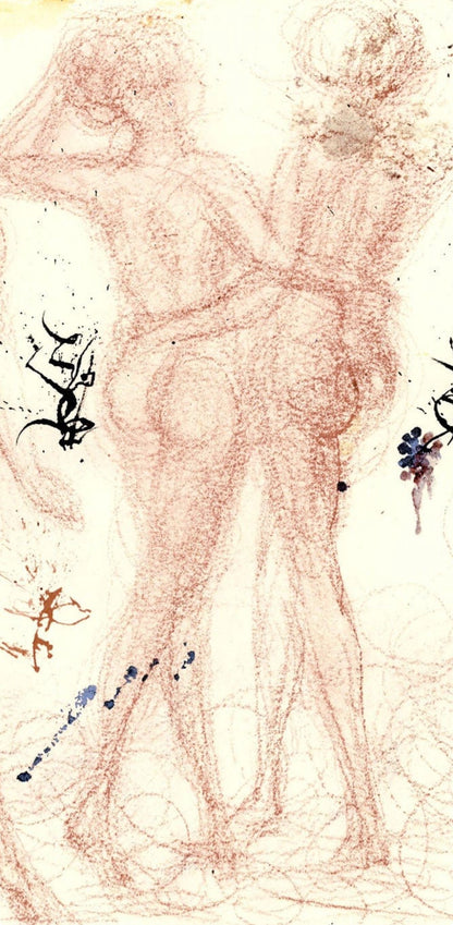 Salvador Dali, Composition (Michler/Lpsinger 1600; Field 69-3), Biblia Sacra, Lithograph
