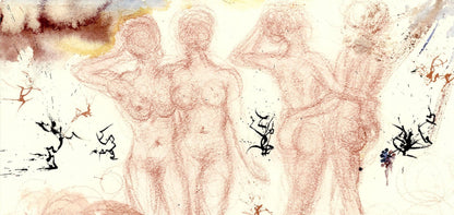 Salvador Dali, Composition (Michler/Lpsinger 1600; Field 69-3), Biblia Sacra, Lithograph