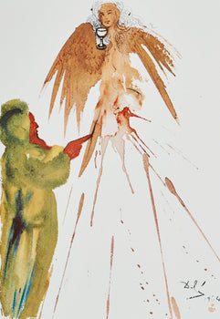 Salvador Dali, Composition (Michler/Lpsinger 1600; Field 69-3), Biblia Sacra, Lithograph
