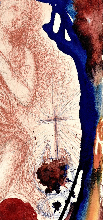 Salvador Dali, Composition (Michler/Lpsinger 1600; Field 69-3), Biblia Sacra, Lithograph