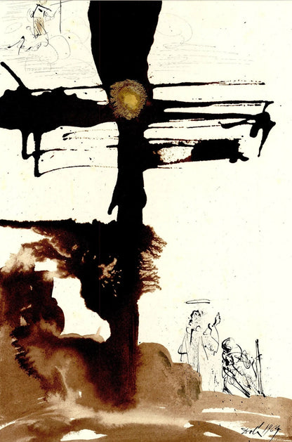 Salvador Dali, Composition (Michler/Lpsinger 1600; Field 69-3), Biblia Sacra, Lithograph