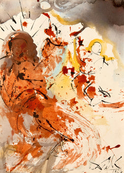 Salvador Dali, Composition (Michler/Lpsinger 1600; Field 69-3), Biblia Sacra, Lithograph