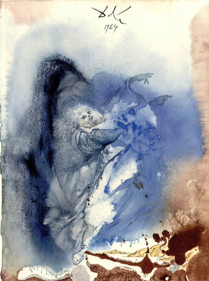 Salvador Dali, Composition (Michler/Lpsinger 1600; Field 69-3), Biblia Sacra, Lithograph