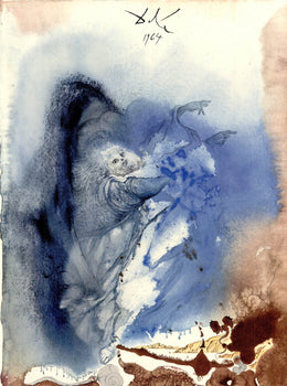 Salvador Dali, Composition (Michler/Lpsinger 1600; Field 69-3), Biblia Sacra, Lithograph