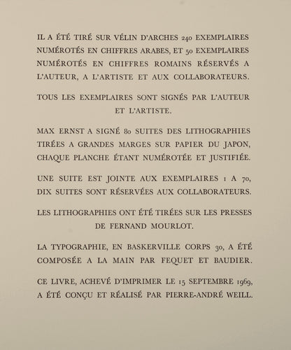 Max Ernst, Composition (Monod 2619; Spies/Leppien A19/C), Dent Prompte