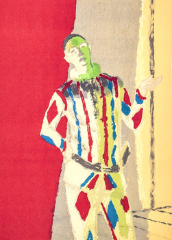 Maurice Brianchon, L'Arlequin, Souvenirs Et Portraits D'Artistes, Lithograph
