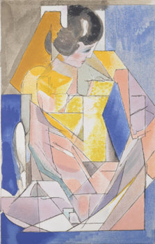 Jacques Villon, Portrait D'Une Jeune Fille, Souvenirs Et Portraits D'Artistes, Lithograph