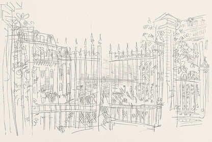 Raoul Dufy, Composition, Les Ctes Normandes, Lithograph