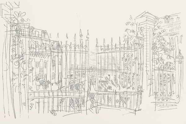 Raoul Dufy, Composition, Les Ctes Normandes, Lithograph
