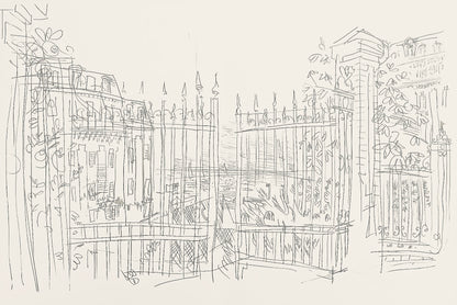 Raoul Dufy, Composition, Les Ctes Normandes, Lithograph