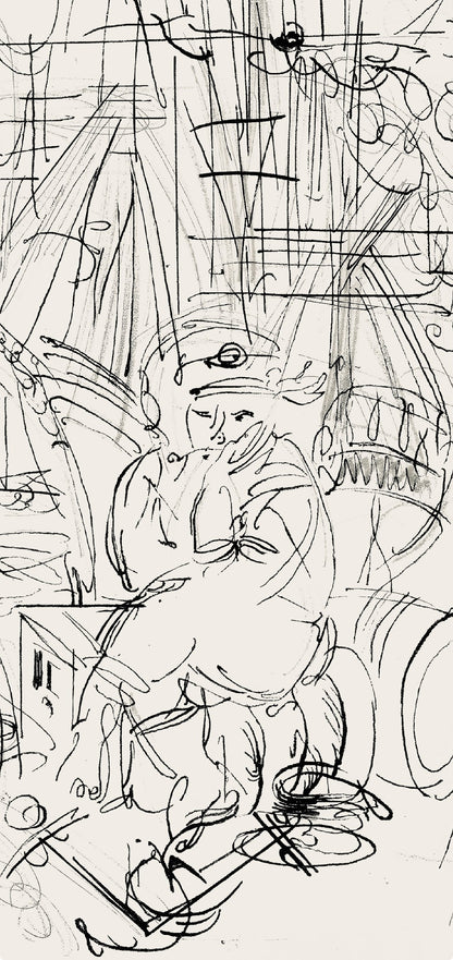 Raoul Dufy, Composition, Les Ctes Normandes, Lithograph