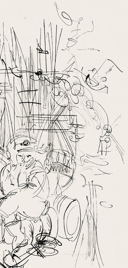 Raoul Dufy, Composition, Les Ctes Normandes, Lithograph