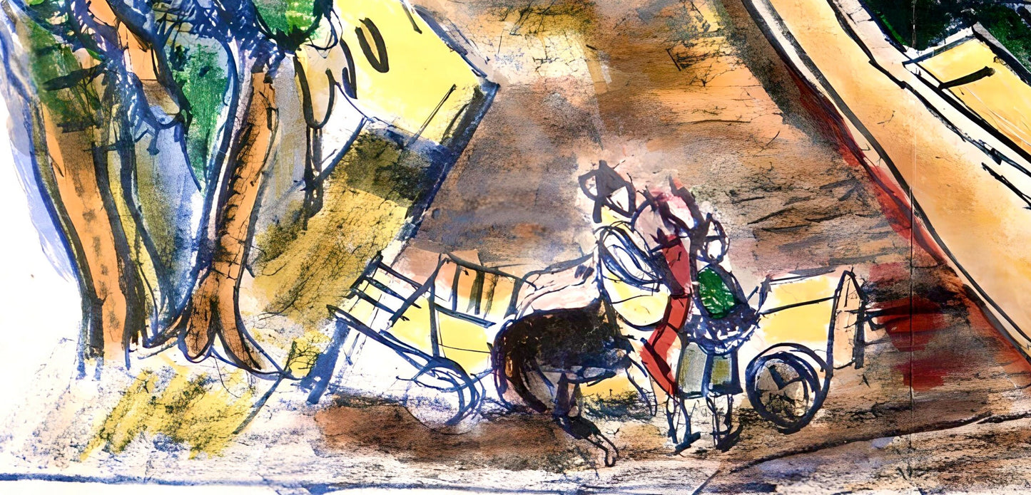 Michel Kikone, Les Invalides, Au Temps De Paris Seine, Lithograph