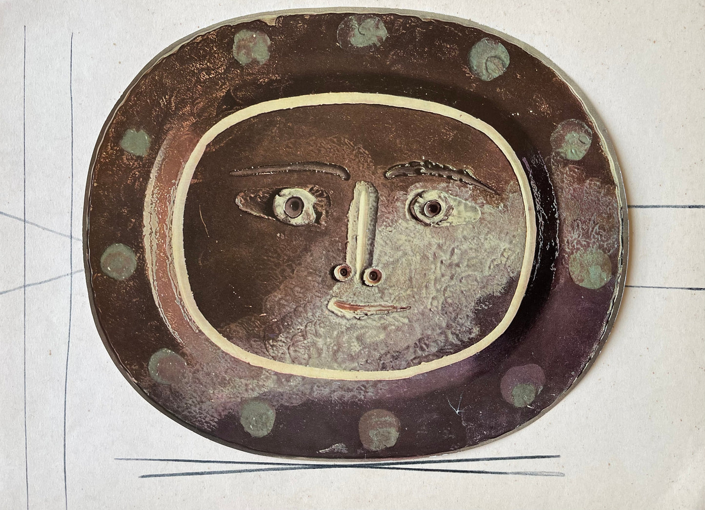 Pablo Picasso, Tude Pour La Cramique, Cramiques De Picasso (Orozco 105), Lithograph And Collotype