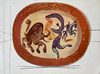 Pablo Picasso, Tude Pour La Cramique, Cramiques De Picasso (Orozco 105), Lithograph And Collotype