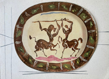 Pablo Picasso, Tude Pour La Cramique, Cramiques De Picasso (Orozco 105), Lithograph And Collotype