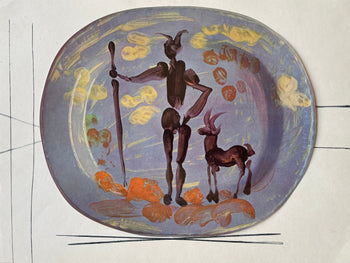 Pablo Picasso, Tude Pour La Cramique, Cramiques De Picasso (Orozco 105), Lithograph And Collotype