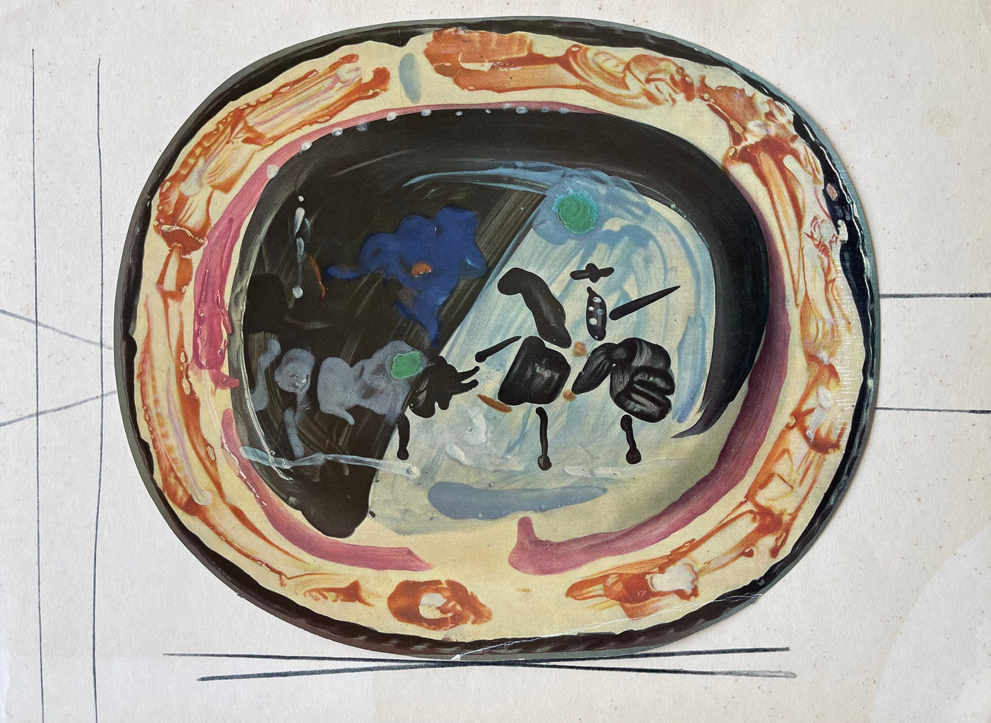 Pablo Picasso, Tude Pour La Cramique, Cramiques De Picasso (Orozco 105), Lithograph And Collotype