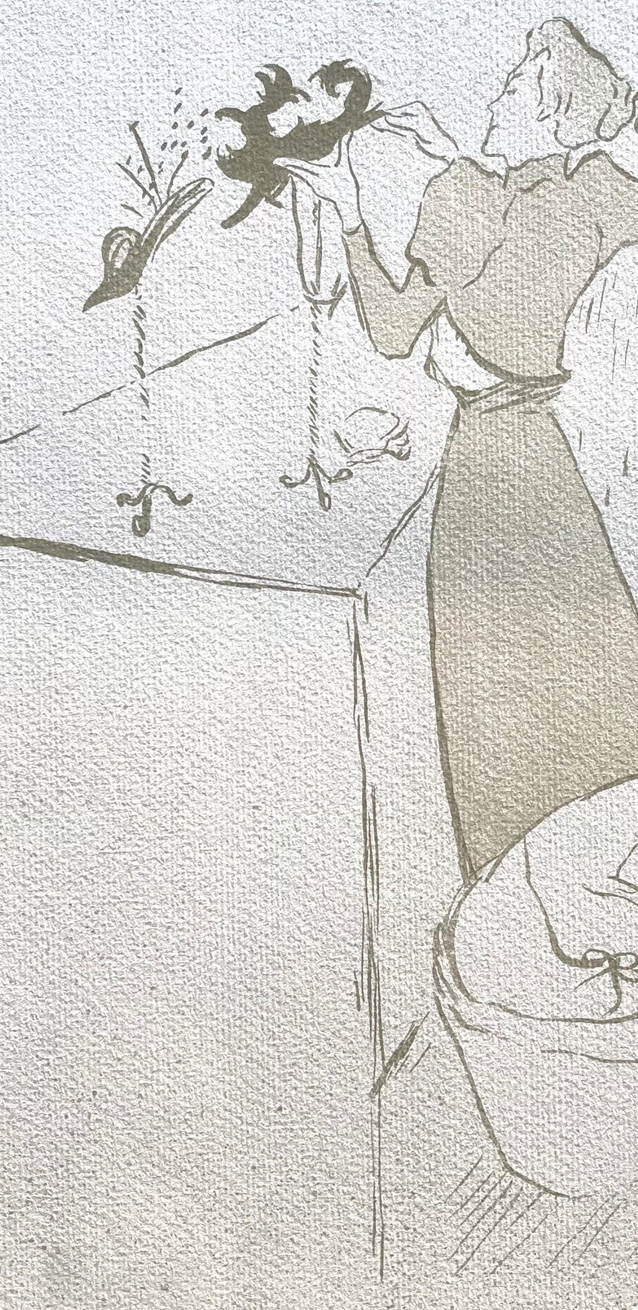 Henri De Toulouse-Lautrec, La Modiste, Tlautrec, Philadelphia Museum Of Art, Lithograph