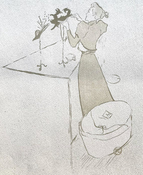 Henri De Toulouse-Lautrec, La Modiste, Tlautrec, Philadelphia Museum Of Art, Lithograph