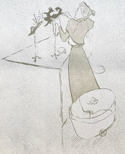 Henri De Toulouse-Lautrec, La Modiste, Tlautrec, Philadelphia Museum Of Art, Lithograph