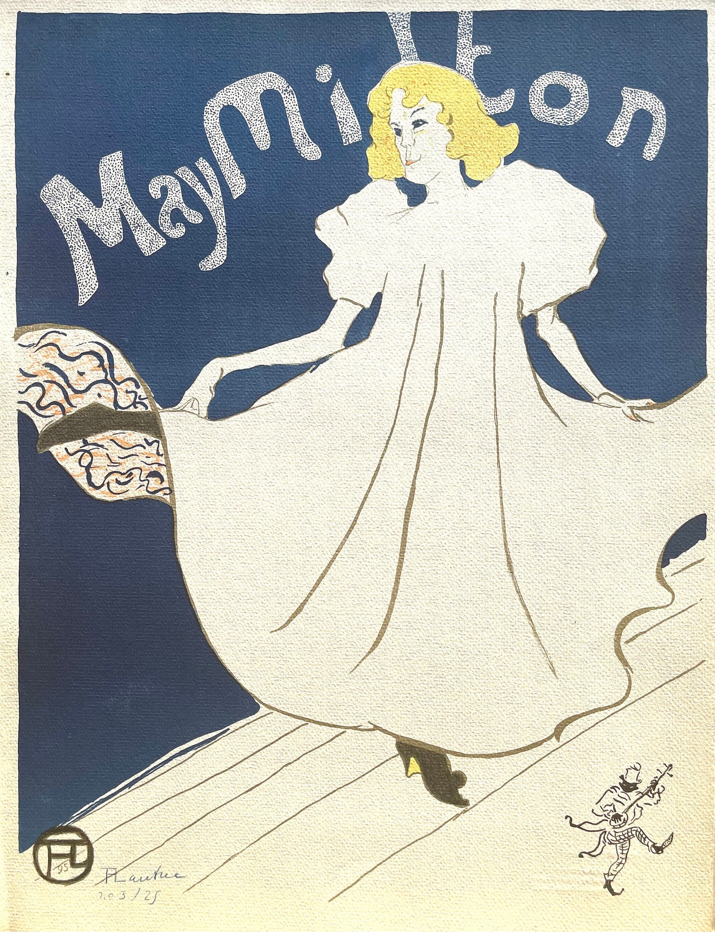 Henri De Toulouse-Lautrec, May Milton, Tlautrec, Philadelphia Museum Of Art, Lithograph
