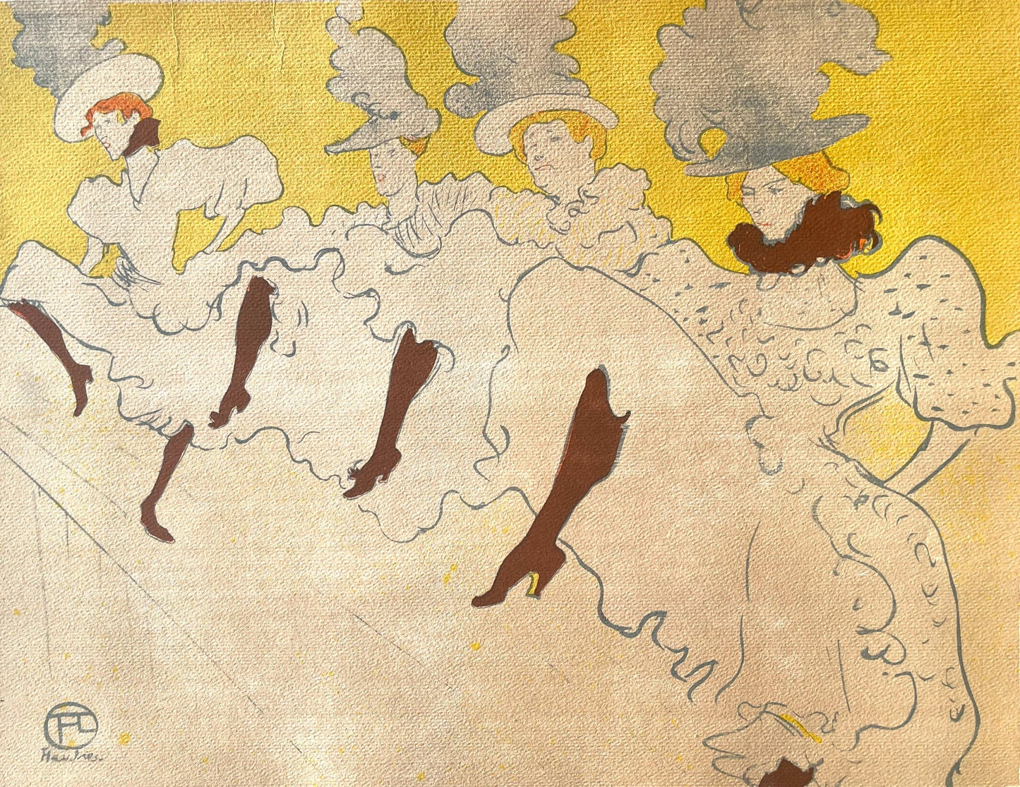 Henri De Toulouse-Lautrec, La Troupe De Mademoiselle Eglantine, Tlautrec, Philadelphia Museum Of