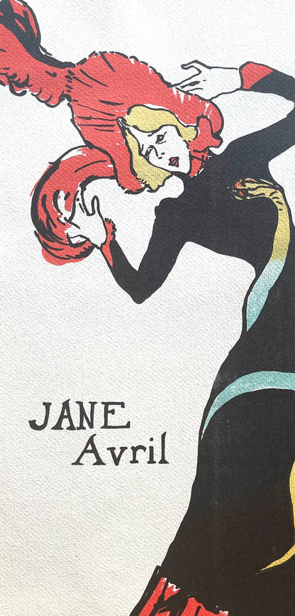 Henri De Toulouse-Lautrec, Jane Avril, Tlautrec, Philadelphia Museum Of Art, Lithograph