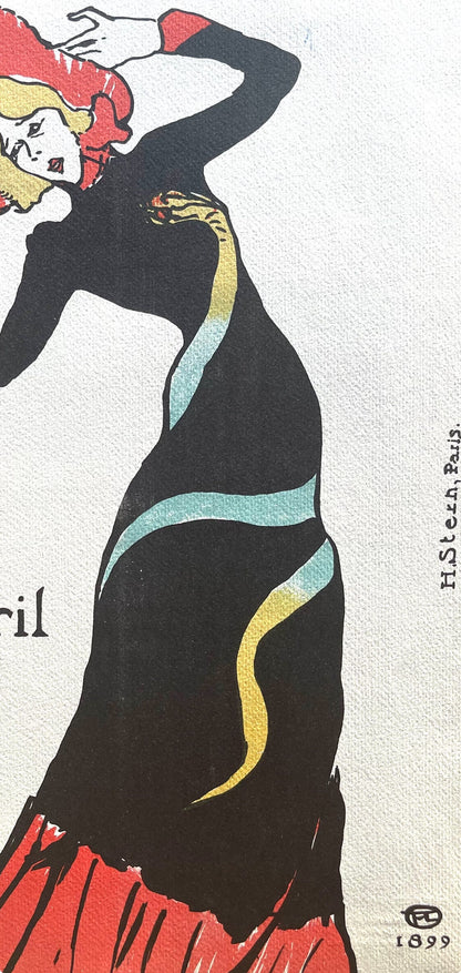 Henri De Toulouse-Lautrec, Jane Avril, Tlautrec, Philadelphia Museum Of Art, Lithograph