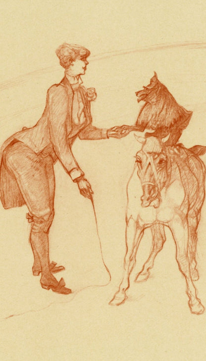 Henri De Toulouse-Lautrec, La Dresseuse D'Animaux, The Circus By Toulouse-Lautrec, Lithograph