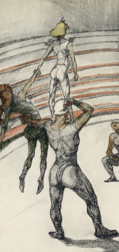 Henri De Toulouse-Lautrec, Travail De Tapis, The Circus By Toulouse-Lautrec, Lithograph