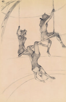 Henri De Toulouse-Lautrec, Le Trapeze Volant, The Circus By Toulouse-Lautrec, Lithograph