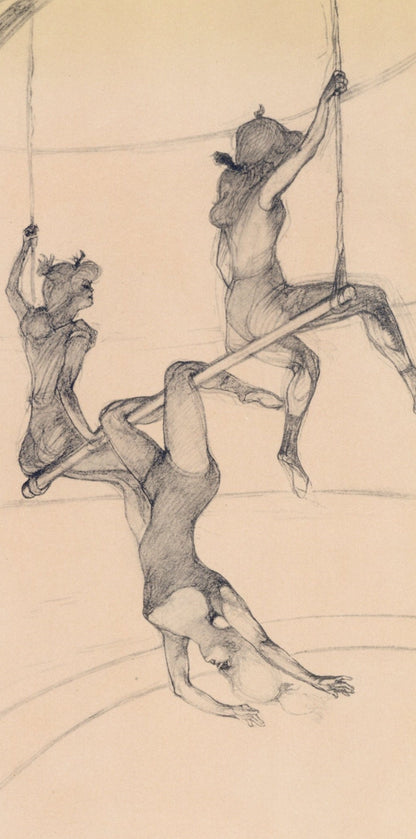 Henri De Toulouse-Lautrec, Le Trapeze Volant, The Circus By Toulouse-Lautrec, Lithograph