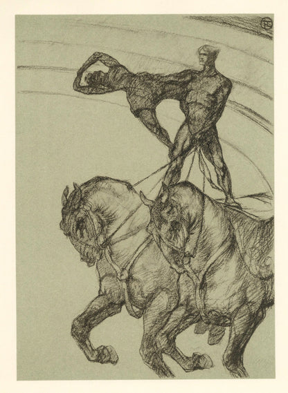 Henri De Toulouse-Lautrec, Le Pas De Deux, The Circus By Toulouse-Lautrec, Lithograph