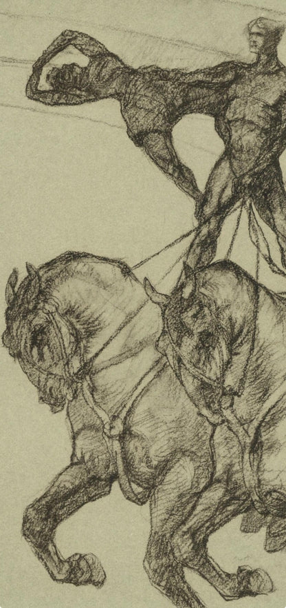 Henri De Toulouse-Lautrec, Le Pas De Deux, The Circus By Toulouse-Lautrec, Lithograph