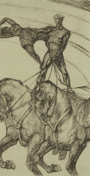Henri De Toulouse-Lautrec, Le Pas De Deux, The Circus By Toulouse-Lautrec, Lithograph