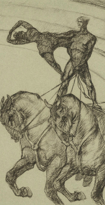 Henri De Toulouse-Lautrec, Le Pas De Deux, The Circus By Toulouse-Lautrec, Lithograph
