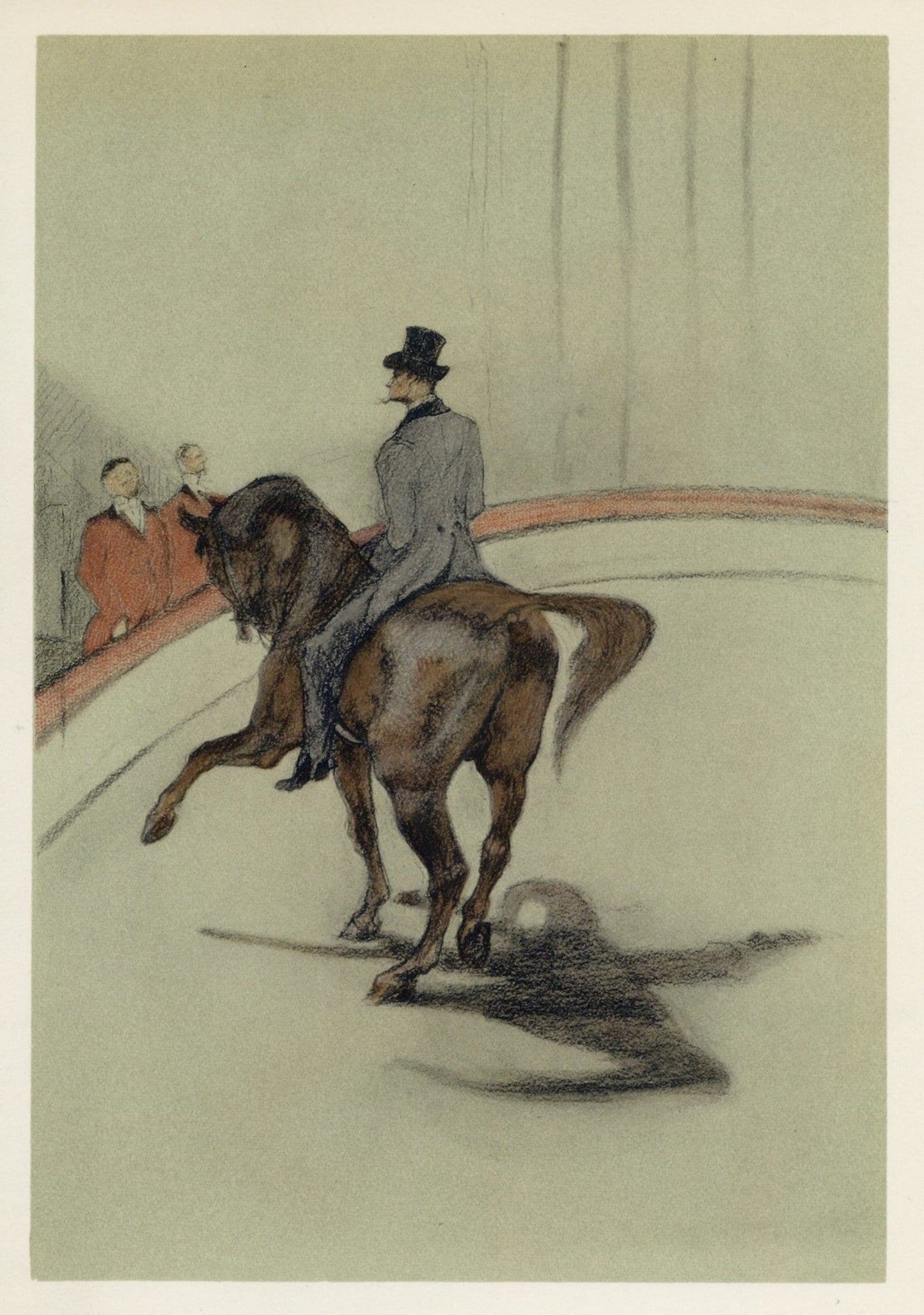 Henri De Toulouse-Lautrec, Haute Cole, The Circus By Toulouse-Lautrec, Lithograph