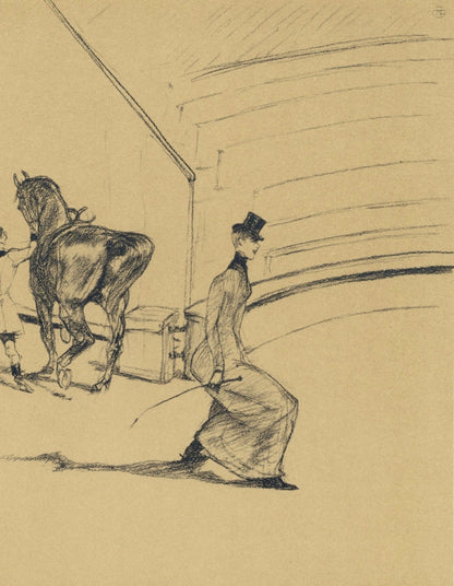 Henri De Toulouse-Lautrec, Cuyre De Haute Cole, The Circus By Toulouse-Lautrec, Lithograph